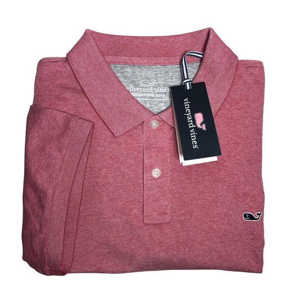 Vineyard Vines Other - Vineyard Vines Soft Wicking Breathable Edgartown Pique Color Lobster Reef Polo L